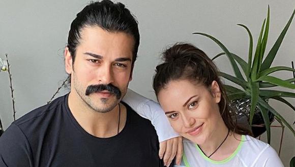 Burak Özçivit y Fahriye Evcen se conocieron en el 2013 y luego de cuatro años de noviazgo se casaron en una intimado ceremonia en Turquía (Foto: Instagram / Fahriye Evcen Özçivit)