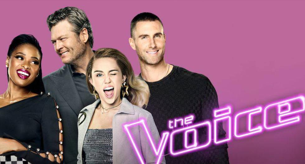 Jenniffer Hudson, Blake Shelton, Miley Cyrus y Adam Levine, los coaches de la temporada 13 de 'The Voice' (Foto: Canal Sony)