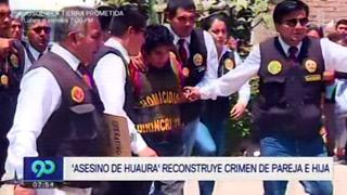 Crimen en Huaura: así fue reconstrucción de doble asesinato