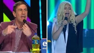 Mauri Stern y Ángel López se ponen de pie y aplauden a imitadora de Christina Aguilera | VIDEO