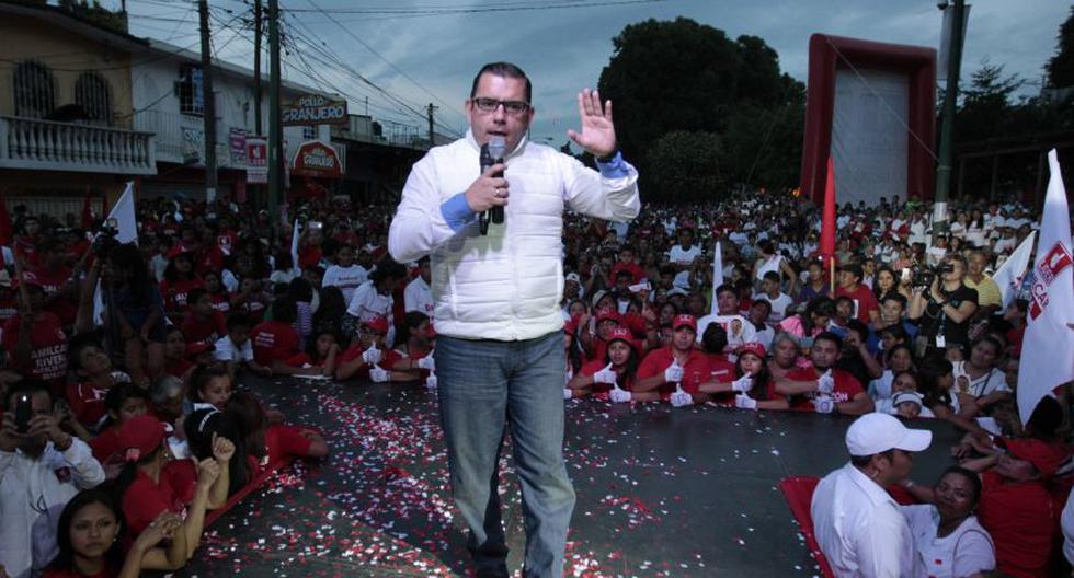 Manuel Baldizón en mitin político. (Foto: EFE)