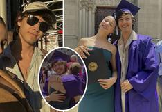 Adriana Campos Salazar orgullosa de su novio recién graduado en Nueva York: “Siempre a tu lado”