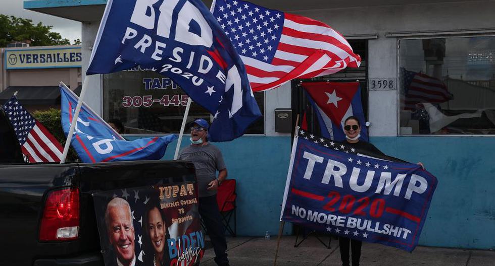 Donald Trump y Joe Biden disputan la presidencia de Estados Unidos en las elecciones del 3 de noviembre. (Foto: AFP / GETTY IMAGES / JOE RAEDLE)