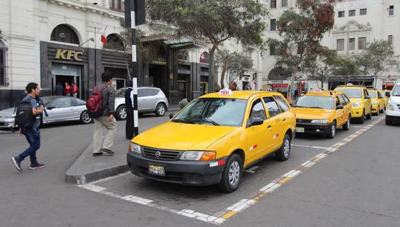 La ATU establece el amarillo como único color para los vehículos que brinden el servicio de taxi independiente en Lima y Callao. (Foto: Referencial MML)