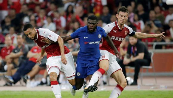 Chelsea fue superior al equipo 'Gunner' y lo goleó 3-0 en Beijing. Los goles del equipo de Antonio Conte fueron marcados por Willian y Batshuayi. (Foto: Agencias)