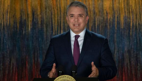 En la víspera del paro nacional en Colombia, Iván Duque afirmó que es necesario entender “que en democracia hay diferencias pero son más importantes las cosas que nos unen”. (Foto: AFP)