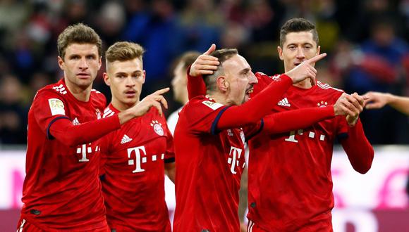 Bayern Múnich vs. Nurnberg: Lewandowski  y Ribéry marcaron los goles para el cuadro bávaro. (Foto: Reuters).