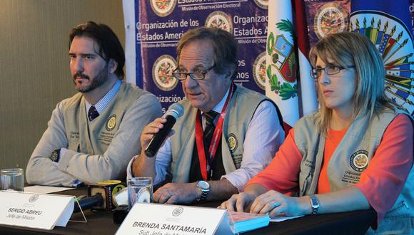 Misión de la OEA: No hubo problemas durante la segunda vuelta