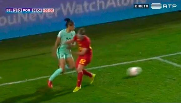 La portuguesa Jessica Silva deleitó al mundo con una sensacional jugada en el fútbol femenino. (Foto: captura de Facebook)