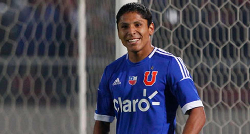 El primer equipo en el extranjero de Raúl Ruidíaz, la Universidad de Chile, se acordó de él. (Foto: Universidad de Chile)