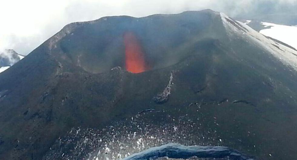 Volcán Villarrica. (Foto: Servicio Nacional de Geología y Minería de Chile)