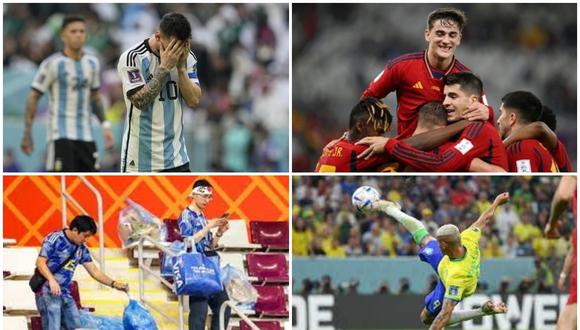 Todo lo que dejó la primera fecha de la Copa del Mundo Qatar 2022. (Foto: Agencias)