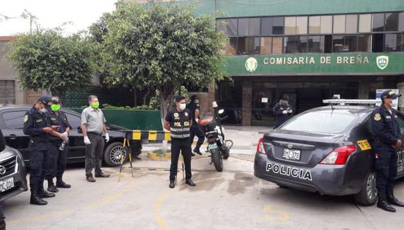 Policías de la Comisaría de Breña se niegan a patrullar las calles. (Foto: Alonso Chero/El Comercio)