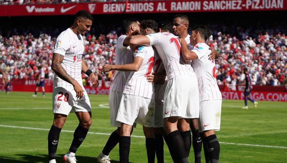 Sevilla presenta cuatro casos positivos en el plantel. Foto: @SevillaFC.