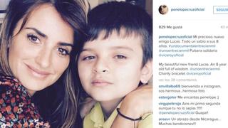 Instagram: Penélope Cruz debuta con post de leucemia infantil
