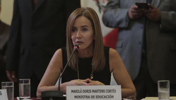 Marilú Martens comentó que, en un inicio, pensó que la huelga de docentes era un “problema regional que podía ser abordado por las regiones”.