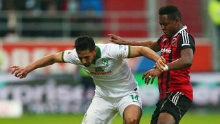 Claudio Pizarro: Werder Bremen perdió 2-0 ante Ingolstadt