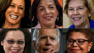 Una de estas mujeres será la escogida para ser la vicrepresidenta de Joe Biden