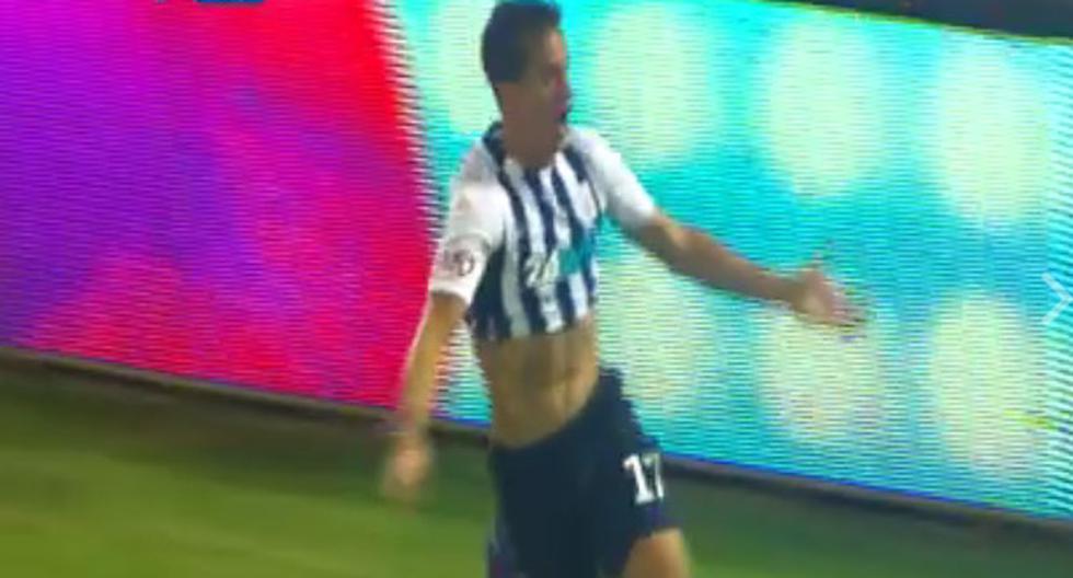 Gonzalo Godoy empató el partido para Alianza Lima al minuto 51 con golpe de cabeza. (Foto: Captura)