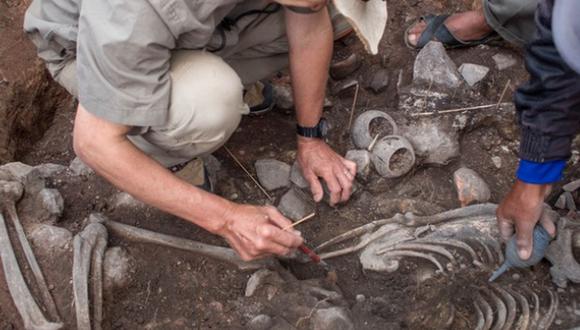El hallazgo se dio el jueves pasado dentro del Proyecto Arqueológico Pacopampa – temporada 2023, en la provincia de Chota, en Cajamarca | Foto: Ministerio de Cultura