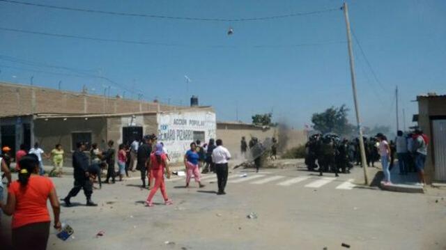 Violento desalojo en Lambayeque dejó una decena de heridos - 1