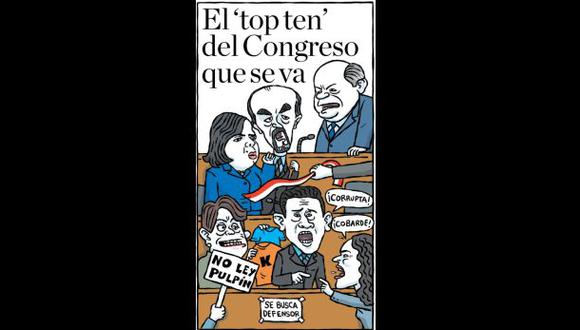 Un balance de los cinco a&ntilde;os de este Congreso. (Ilustraci&oacute;n: V&iacute;ctor Aguilar)