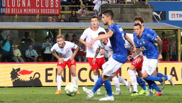 Italia y Polonia jugaron este viernes por la UEFA Nations League. (Foto: EFE)