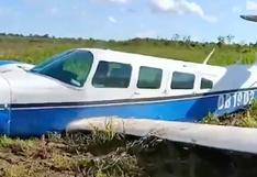 Avioneta con 6 pasajeros realizó aterrizaje de emergencia en Ucayali | VIDEO 