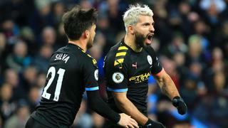 Manchester City arrolló 6-1 al Aston Villa en una jornada histórica para el Kun Agüero  | VIDEO