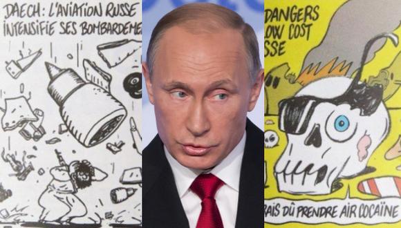 Las caricaturas del Charlie Hebdo que indignan a Rusia [FOTOS]