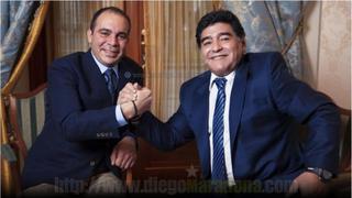 Maradona apoyará a Al Hussein para suceder a Blatter en la FIFA