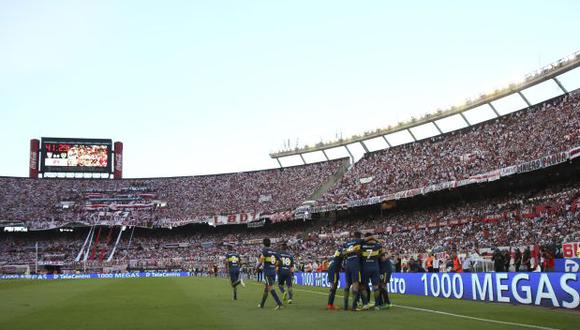 River Plate y Boca Juniors definirán al campeón de Copa Libertadores en el Estadio Monumental. (Foto: EFE)