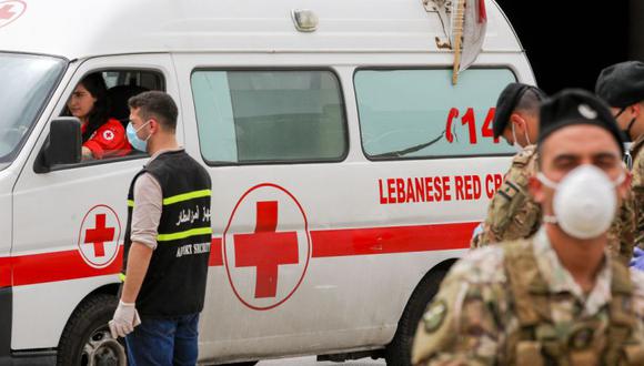 La Cruz Roja en Líbano ha informado en su cuenta de Twitter de que sus equipos han transportado a los hospitales de la zona los fallecidos y heridos". (Foto Referencial: Archivo/ ANWAR AMRO / AFP)
