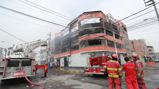 Incendio en el Rímac: así terminó galería tras arder por más de 12 horas