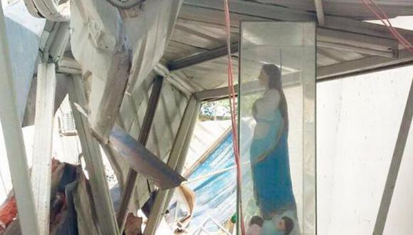 Ecuador: La imagen de la Virgen María que resistió al terremoto