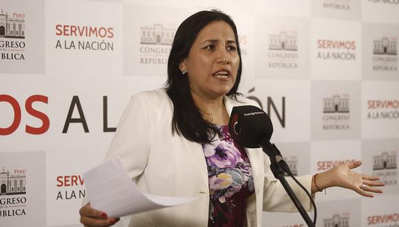 Flor Pablo espera que haya consenso para aprobar elecciones en el 2023. (Foto: GEC)