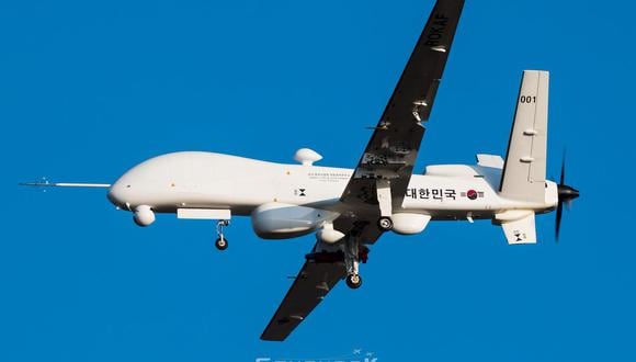 Un vehículos aéreos no tripulados de media altitud (MUAV) producido por Corea del Sur. (Foto de Fangnook)