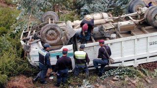 Lambayeque: vuelco de camión dejó tres muertos
