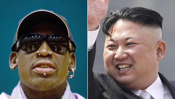 Dennis Rodman es amigo del líder de Corea del Norte Kim Jong-un desde el 2013. (AP).