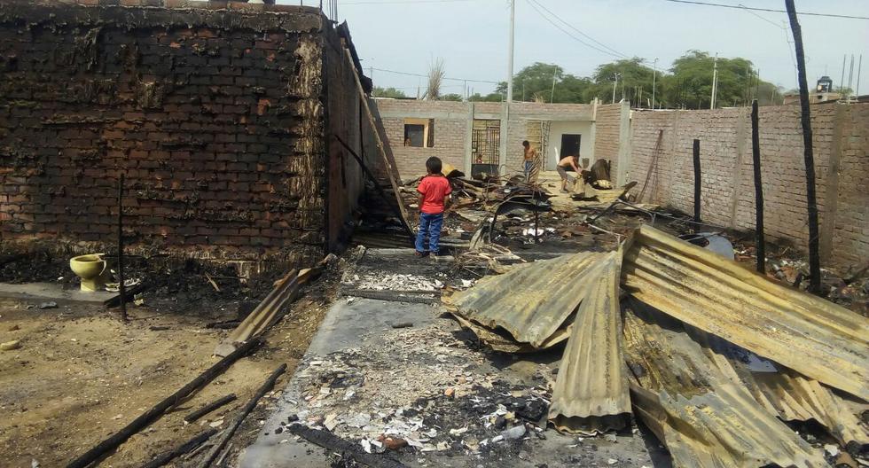 Piura: incendio consumió 6 casas en celebración de Año Nuevo | PERU