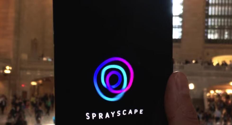 Sprayspace. Conoce la aplicación con la que podrás realizar fotos en 360 grados de forma divertita y rápida. (Foto: Captura)