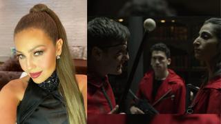Thalía causa furor en redes sociales con imitación de famosa escena de “La casa de papel” | VIDEO