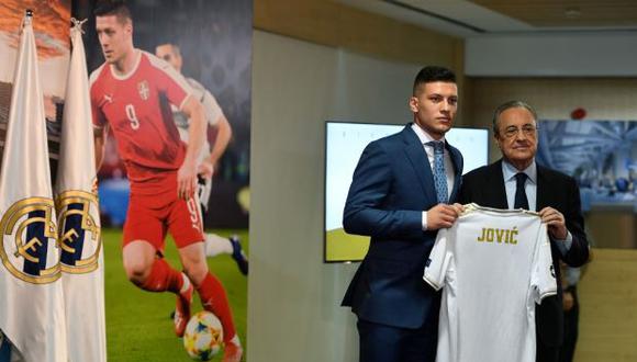 Luka Jovic será jugador del Real Madrid hasta el 30 de junio de 2025. (Foto: AFP)