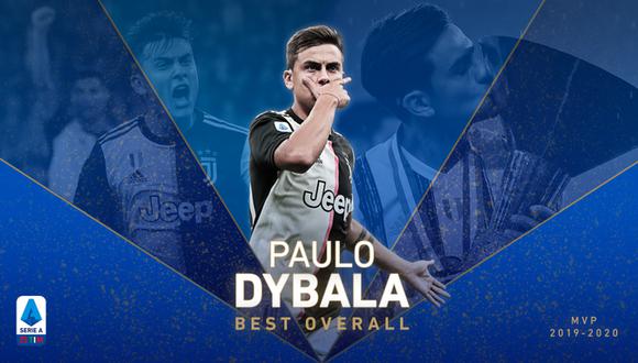 Paulo Dybala fue elegido el jugador más valioso de la Serie A. (Foto: Juventus)