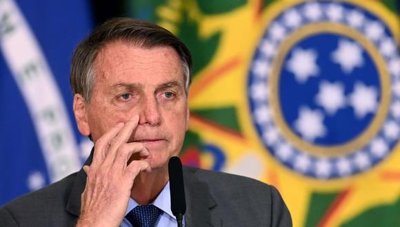 Jair Bolsonaro recordó sus 28 años de experiencia política en los que todas las campañas políticas hablaban de combatir la corrupción hasta que llegó al poder para “hacer algo diferente para mejor”. (Foto: EVARISTO SA / AFP)