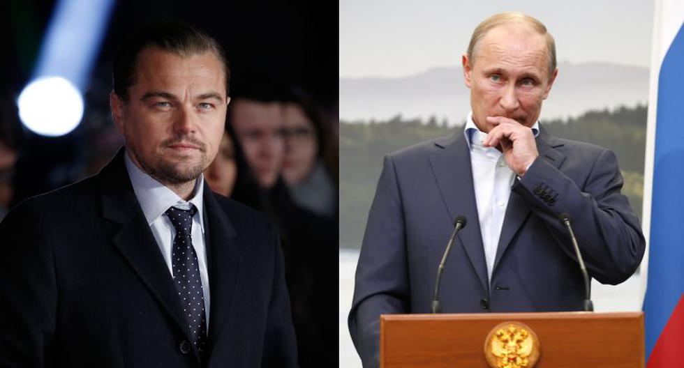 Leonardo DiCaprio y Vladimir Putin (Foto: Getty Images)