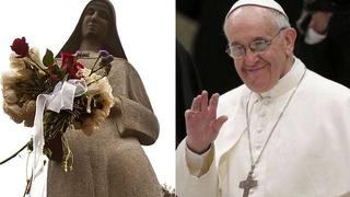 Papa Francisco recibió un lienzo de Santa Rosa de manos del canciller peruano