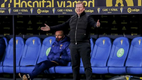 Ronald koeman decepcionado tras nueva derrota de Barcelona (Foto: AP)