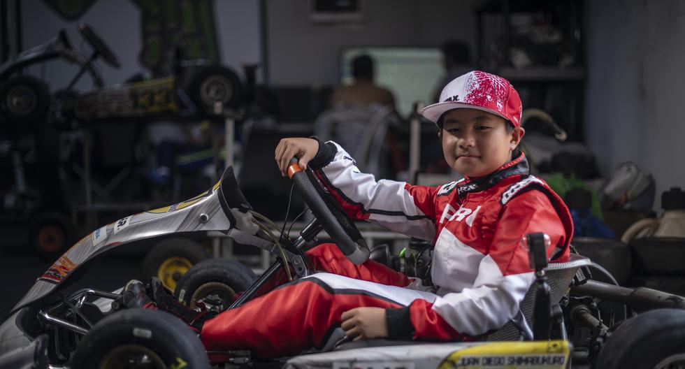 Juan Diego Shimabukuro es campeón sudamericano de Kart. Hace dos fines de semana, resultó ganador de la tercera fecha del circuito nacional de este deporte, en la categoría Micro Max. (Fotos: Elías Alfageme)