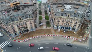 Plaza Dos de Mayo: así luce en medio de obras para conectarla con el Metropolitano [FOTOS]